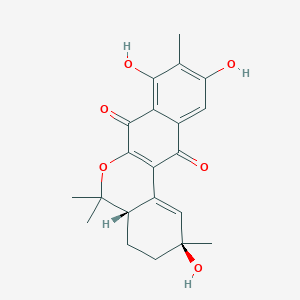 molecular formula C21H22O6 B1250304 Naphterpin A 