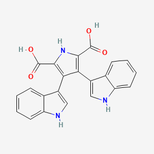 3,4-DI-1H-Indol-3-YL-1H-pyrrole-2,5-dicarboxylic acid