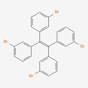 molecular formula C26H16Br4 B12503067 1,1,2,2-Tetrakis(3-bromophenyl)ethene 