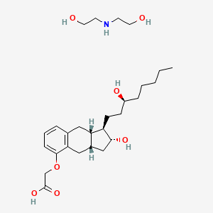 molecular formula C27H45NO7 B1250309 Treprostinil Diolamine CAS No. 830354-48-8