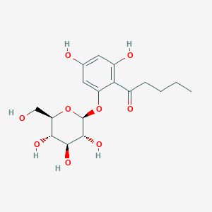 1-[(pentanoyl)-phloroglucinyl]-beta-D-glucopyranoside