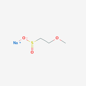 molecular formula C3H7NaO3S B12503232 Sodium 2-methoxyethane-1-sulfinate 