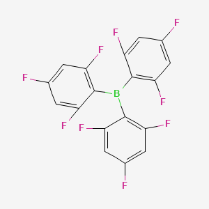 molecular formula C18H6BF9 B12503254 Tris(2,4,6-trifluorophenyl)borane 