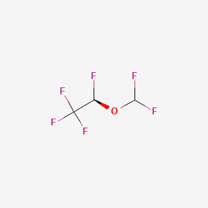 molecular formula C3H2F6O B1250337 (R)-desflurane CAS No. 143252-06-6