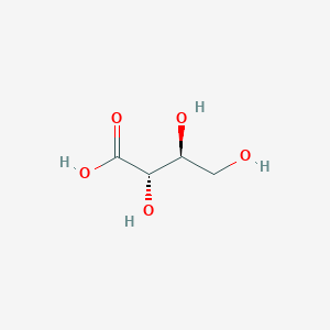 molecular formula C4H8O5 B1250341 L-赤糖酸 
