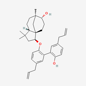 molecular formula C33H42O3 B1250347 Clovanemagnolol 