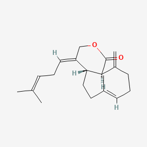 molecular formula C20H28O2 B1250350 deoxyxeniolide B 