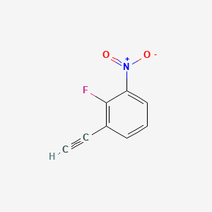 molecular formula C8H4FNO2 B12503533 1-Ethynyl-2-fluoro-3-nitrobenzene 