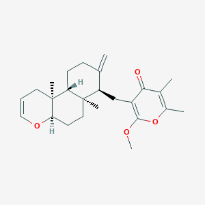 molecular formula C25H34O4 B1250357 candelalide A 