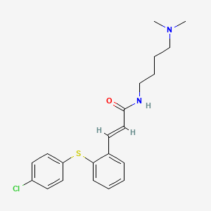 molecular formula C21H25ClN2OS B1250368 A-350619 CAS No. 538368-27-3