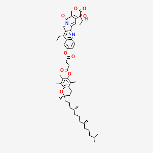 molecular formula C55H72N2O9 B1250370 Tenifatecan CAS No. 850728-18-6