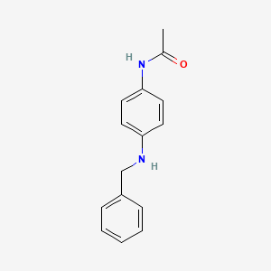 molecular formula C15H16N2O B12503715 N-[4-(benzylamino)phenyl]acetamide CAS No. 110137-65-0
