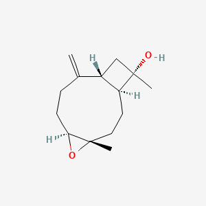 molecular formula C14H22O2 B1250373 Nanonorcaryophyllene A 