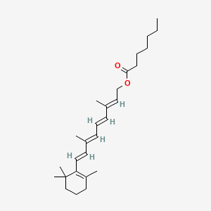 molecular formula C27H42O2 B1250374 Retinyl heptanoate CAS No. 88641-44-5