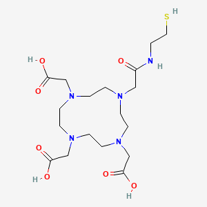 {4,7-Bis-carboxymethyl-10-[(2-mercapto-ethylcarbamoyl)-methyl]-1,4,7,10tetraaza-cyclod