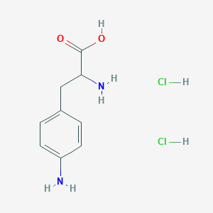 molecular formula C9H14Cl2N2O2 B12503870 P-Aminophenylalanine dihydrochloride 