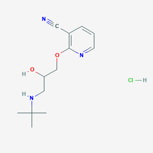 2-(3-Tert. butylamino-2-hydroxypropoxy)-3-cyanopyridine hydrochloride