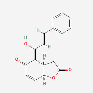 molecular formula C17H14O4 B1250406 Cryptocaryone CAS No. 39012-05-0