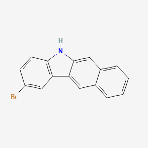 molecular formula C16H10BrN B12504070 2-Bromo-5H-benzo[b]carbazole 