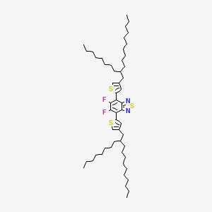 molecular formula C54H86F2N2S3 B12504075 5,6-Difluoro-4,7-bis(4-(2-octyldodecyl)thiophen-2-yl)benzo[c][1,2,5]thiadiazole 