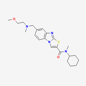 molecular formula C22H30N4O2S B1250409 YM-202074 