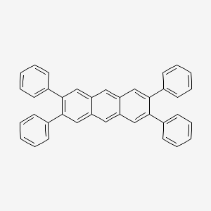 molecular formula C38H26 B1250412 2,3,6,7-Tetraphenylanthracene 