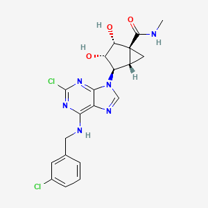 molecular formula C20H20Cl2N6O3 B1250415 MRS3558 