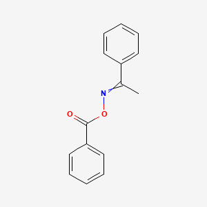 molecular formula C15H13NO2 B12504157 (1-Phenylethylideneamino) benzoate 
