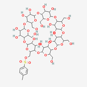 molecular formula C49H76O37S B12504165 Mono-(6-p-Toluenesulfonyl)-Beta-cyclodextrin 