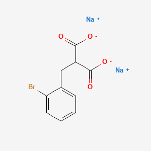 molecular formula C10H7BrNa2O4 B12504254 Sodium 2-(2-bromobenzyl)malonate 
