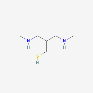 molecular formula C6H16N2S B1250427 1-Propanethiol, 3-(methylamino)-2-((methylamino)methyl)- CAS No. 844435-73-0