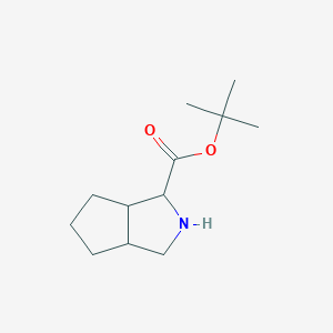 molecular formula C12H21NO2 B12504283 Octahydro-cyclopenta[c]pyrrole-1-carboxylic acid tert-butyl ester 