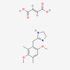 molecular formula C18H24N2O6 B1250434 Domazoline fumarate CAS No. 35100-41-5