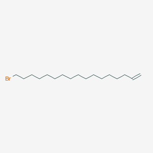 molecular formula C17H33Br B12504376 17-Bromoheptadec-1-ene CAS No. 106110-87-6