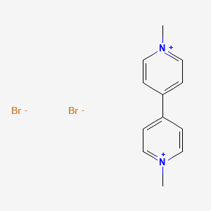 molecular formula C12H14Br2N2 B12504432 1,1'-Dimethyl-[4,4'-bipyridine]-1,1'-diium bromide 