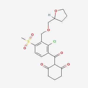 molecular formula C20H23ClO7S B1250450 替富乐酮 CAS No. 473278-76-1