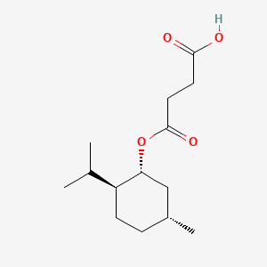 molecular formula C14H24O4 B1250451 4-(((1R,2S,5R)-2-Isopropyl-5-methylcyclohexyl)oxy)-4-oxobutanoic acid CAS No. 77341-67-4