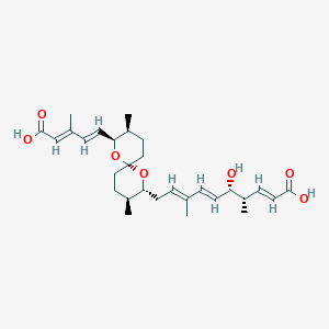 molecular formula C29H42O7 B1250456 Spirofungin B 