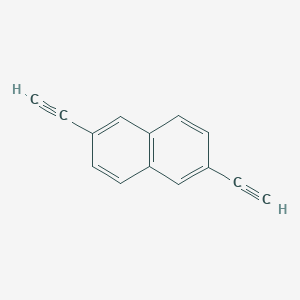 molecular formula C14H8 B12504642 2,6-Diethynylnaphthalene CAS No. 507276-82-6