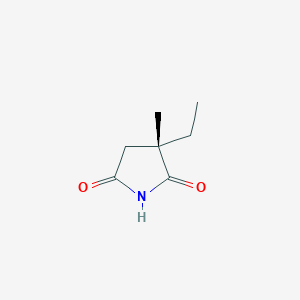 molecular formula C7H11NO2 B1250465 (S)-Ethosuximide CAS No. 39122-19-5