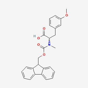 molecular formula C26H25NO5 B12504803 N-Fmoc-N-methyl-3-methoxy-L-phenylalanine 