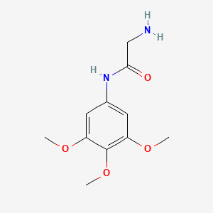 molecular formula C11H16N2O4 B12504815 N-(3,4,5-trimethoxyphenyl)glycinamide 