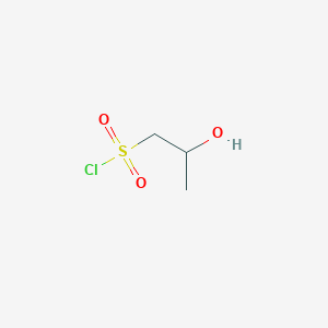 molecular formula C3H7ClO3S B12504840 3-Hydroxypropane-1-sulfonyl chloride CAS No. 84145-10-8