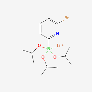 molecular formula C14H24BBrLiNO3 B12504945 Lithium (6-bromopyridin-2-yl)triisopropoxyborate 