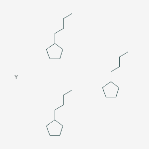 molecular formula C27H54Y B12504947 Butylcyclopentane;yttrium 
