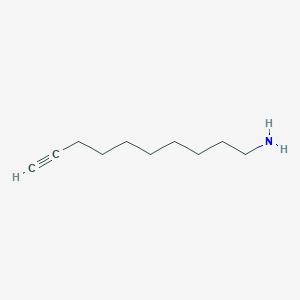 molecular formula C10H19N B12504975 Dec-9-yn-1-amine 