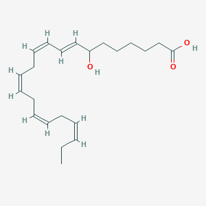 molecular formula C22H34O3 B1250501 (8E,10Z,13Z,16Z,19Z)-7-hydroxydocosa-8,10,13,16,19-pentaenoic Acid 