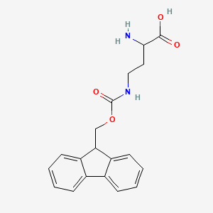 molecular formula C19H20N2O4 B12505016 2-amino-4-{[(9H-fluoren-9-ylmethoxy)carbonyl]amino}butanoic acid 