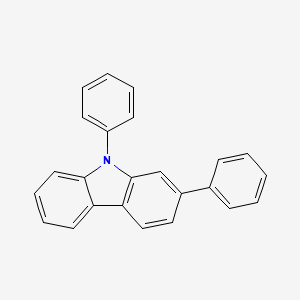 molecular formula C24H17N B12505089 2,9-Diphenyl-9H-carbazole 
