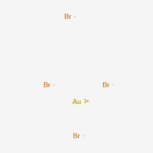molecular formula AuBr4- B12505113 tetrabromoaurate(III) CAS No. 14337-14-5